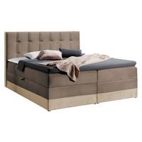 BOXBETT Royal - H3 - Hellbraun/Creme, Holz (180/200cm) - MIRJAN24