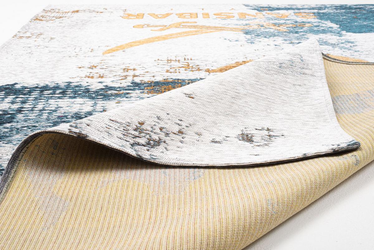 FLACHWEBTEPPICH Keitum 130x190 cm - Goldfarben, Textil (130/130cm) - Sansibar SYLT