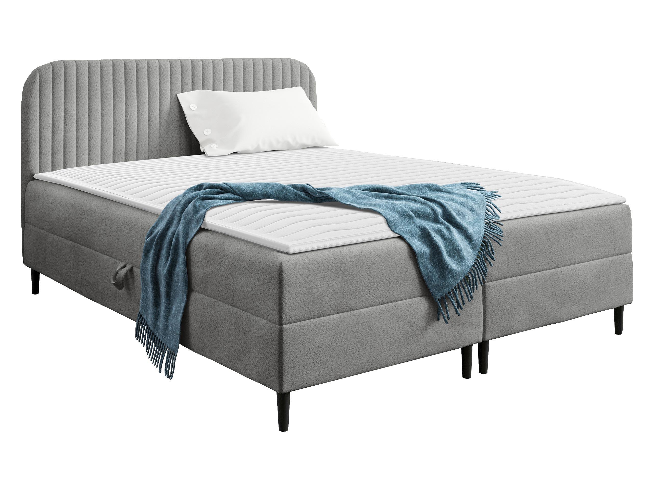 BOXBETT Box Best 1 - H3 - Schwarz/Grau, Holz/Holzwerkstoff (200/200cm) - MIRJAN24