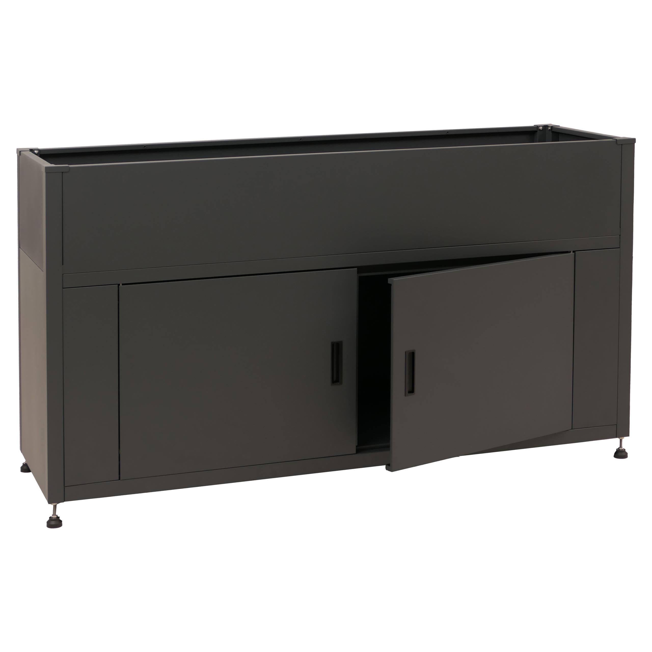 HOCHBEET Anthrazit - Anthrazit, Metall (161/91/51cm) - MCW