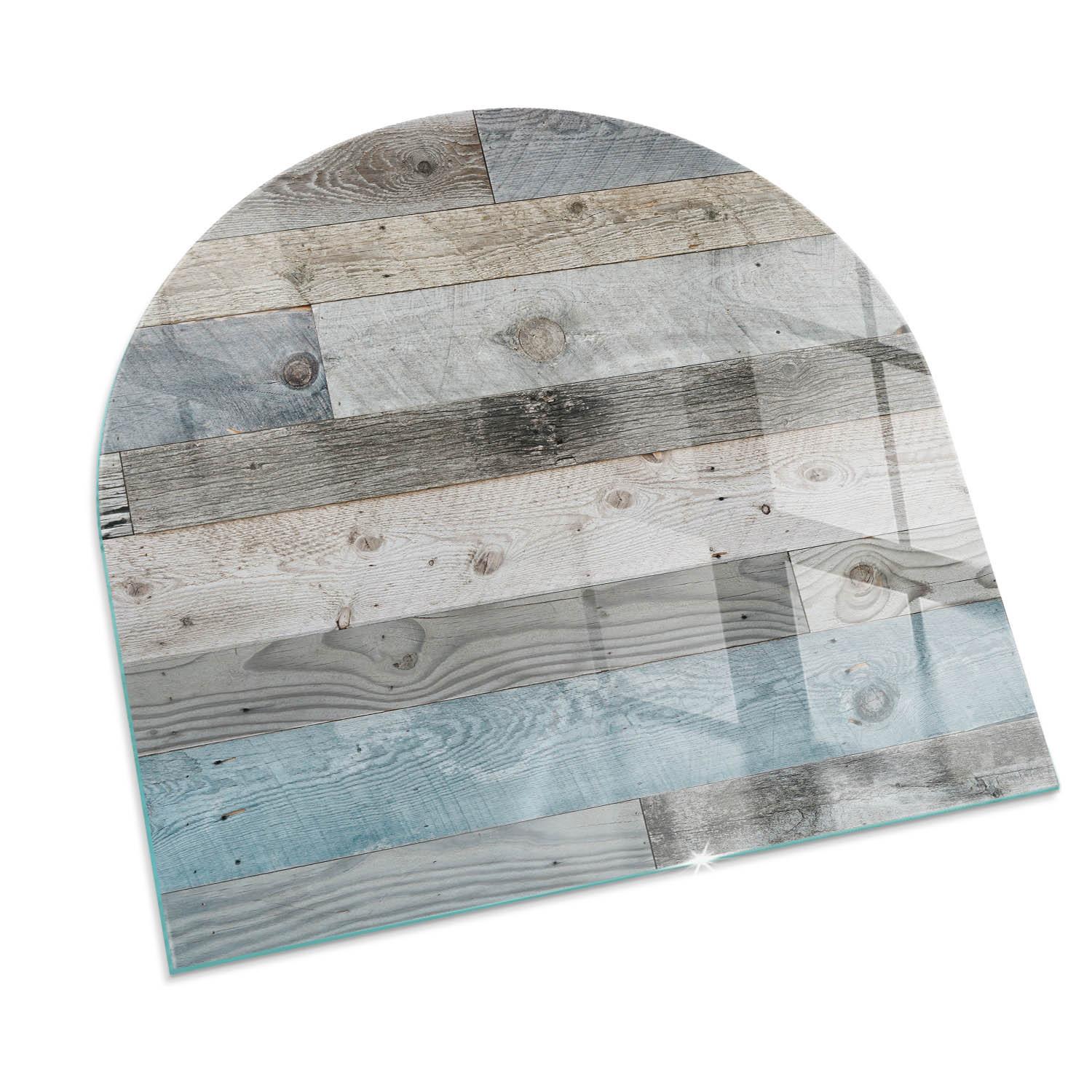GLASPLATTE für Kamin 100x100 cm - Grau, Glas (100/100/0.4cm) - TULUP