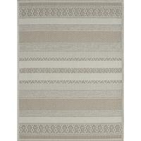 TEPPICH Flachgewebe ESERA Gestreift Polypropylen Beige 160 x 220 cm - Beige, Textil (160/220cm) - KADIMA DESIGN