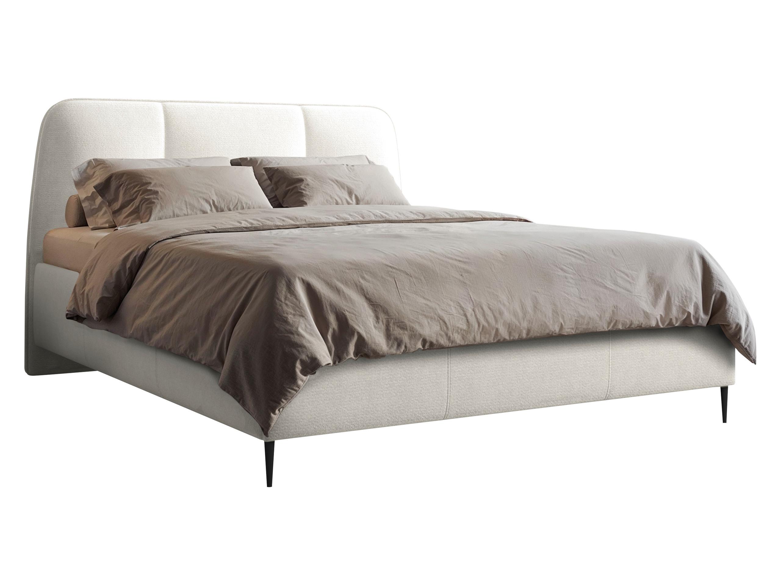 POLSTERBETT Oasis - Creme/Schwarz, Holz/Holzwerkstoff (160/200cm) - MIRJAN24