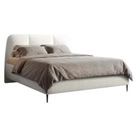 POLSTERBETT Oasis - Creme/Schwarz, Holz/Holzwerkstoff (160/200cm) - MIRJAN24