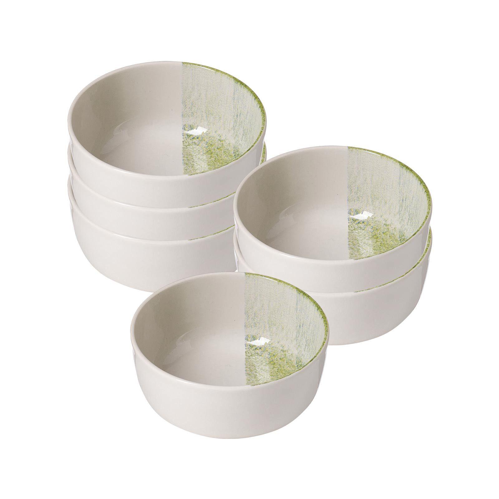 MÜSLISCHALEN Trio Grün ø 14,5 cm 6er Set - Grün, Keramik (14.5cm) - Ritzenhoff Breker