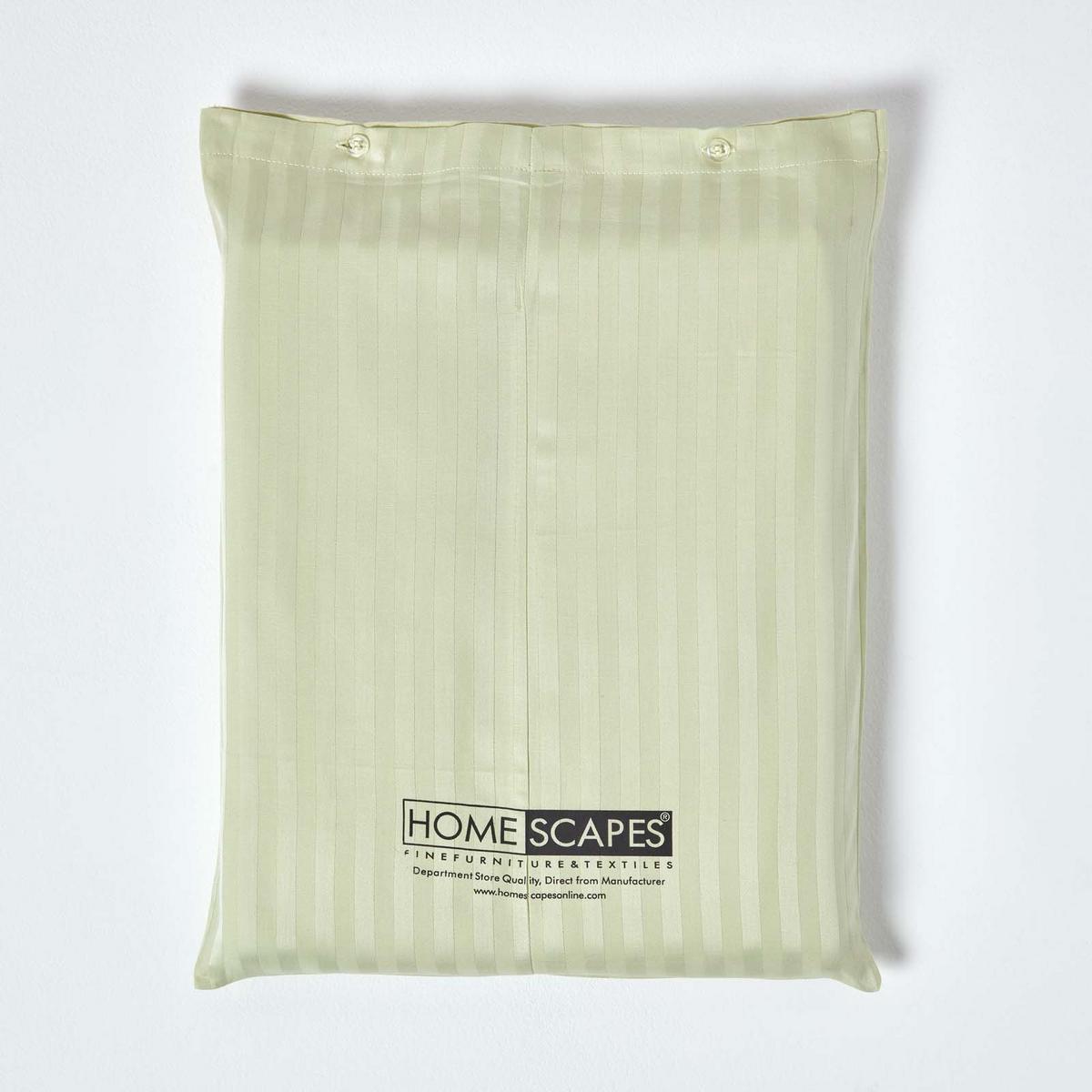 DAMAST-BETTLAKEN ohne Gummizug, 100% Ägyptische Baumwolle - Grün, Textil (230/255cm) - Homescapes