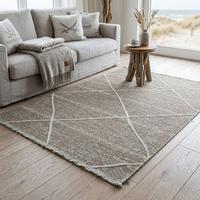 FLACHWEBTEPPICH Braderup 80x150 cm - Beige, Textil (80/150cm) - Sansibar SYLT