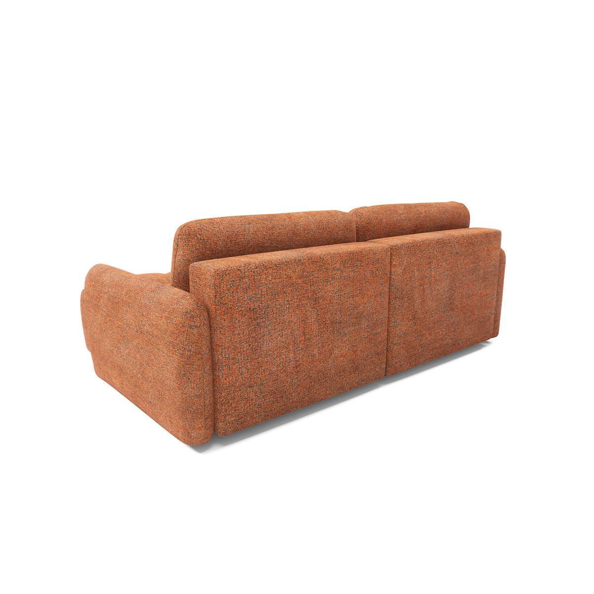ECKSOFA Orange - Orange, Holz (240/165cm) - Petits-meubles