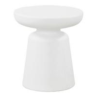 BEISTELLTISCH Posio - Weiß, Kunststoff (40/40/44cm) - [en.casa]