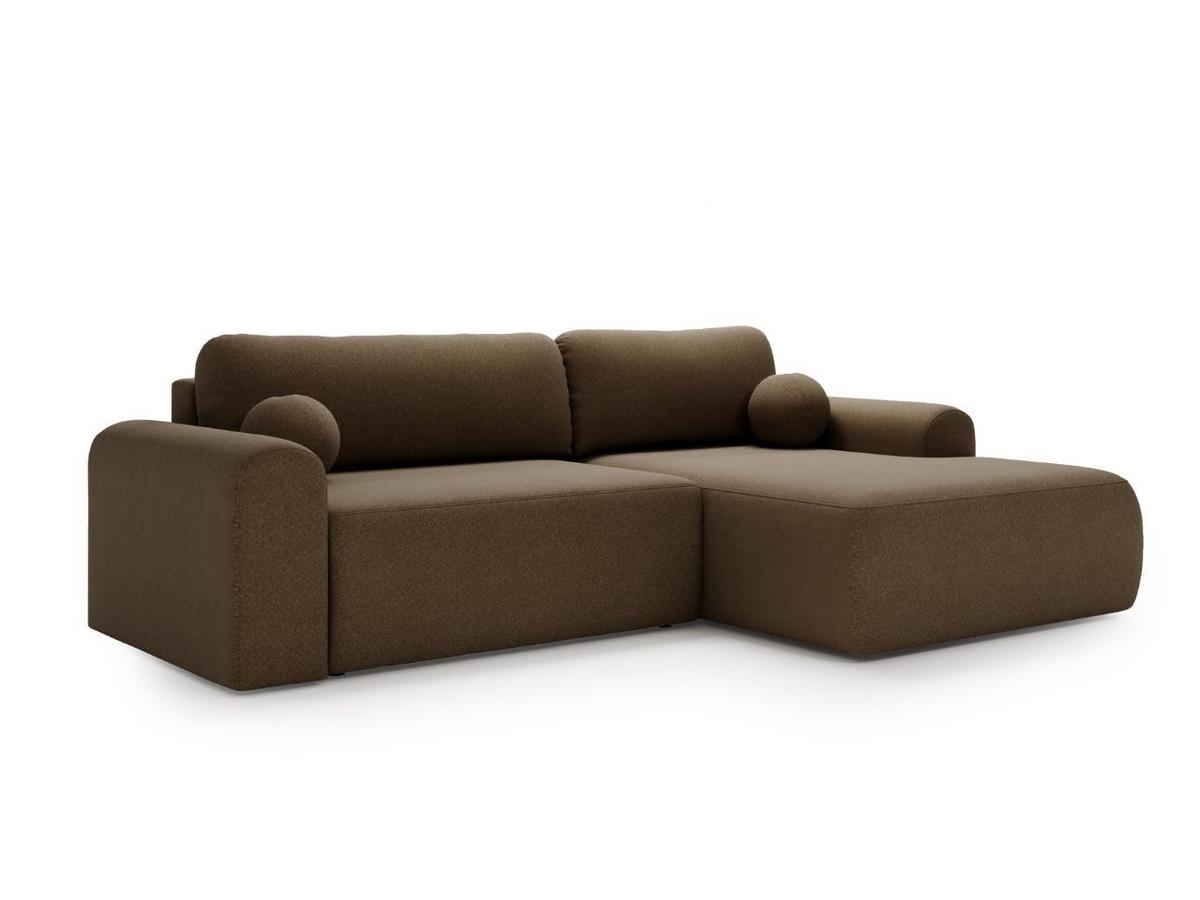 ECKSOFA Savana Braun Rechts - Braun, Holz/Textil (177/257cm) - Graingold