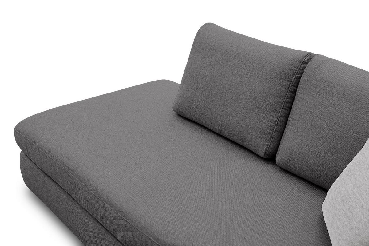 ECKSOFA OTTO 5-Sitzer, dunkelgrau - Dunkelgrau, Holzwerkstoff/Textil (219/279cm) - Wozimo