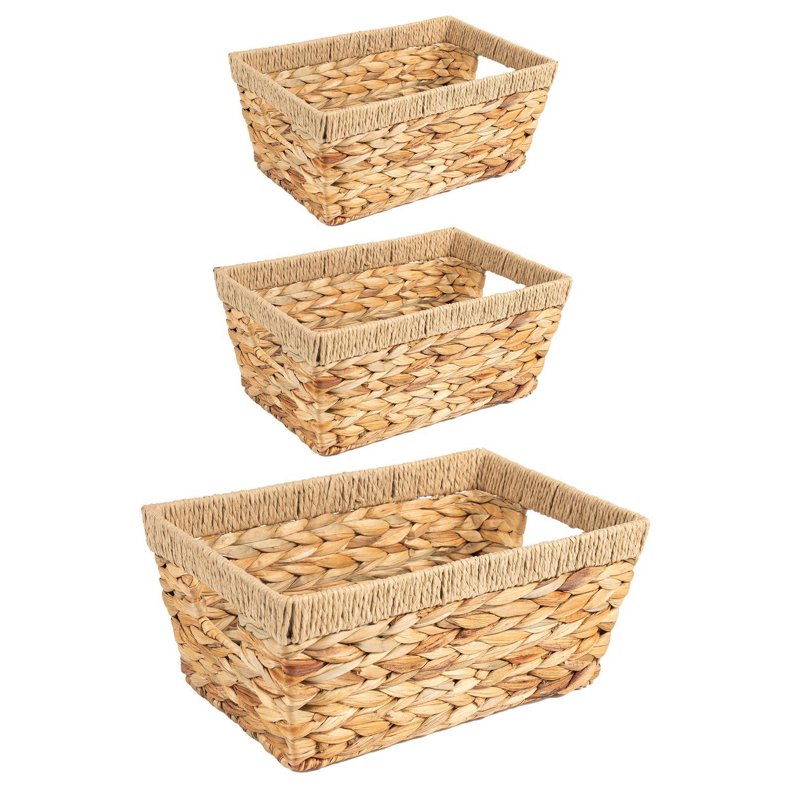 AUFBEWAHRUNGSKÖRBE SINTRA 3er Set natur - Naturfarben, Naturmaterialien (40/19/30cm) - IDIMEX