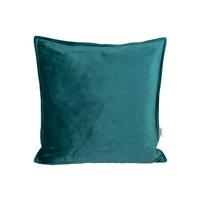 KISSENHÜLLE Samt&Sonders petrol 45/45 cm - Petrol, Textil (45/45cm) - beties Heimtextil