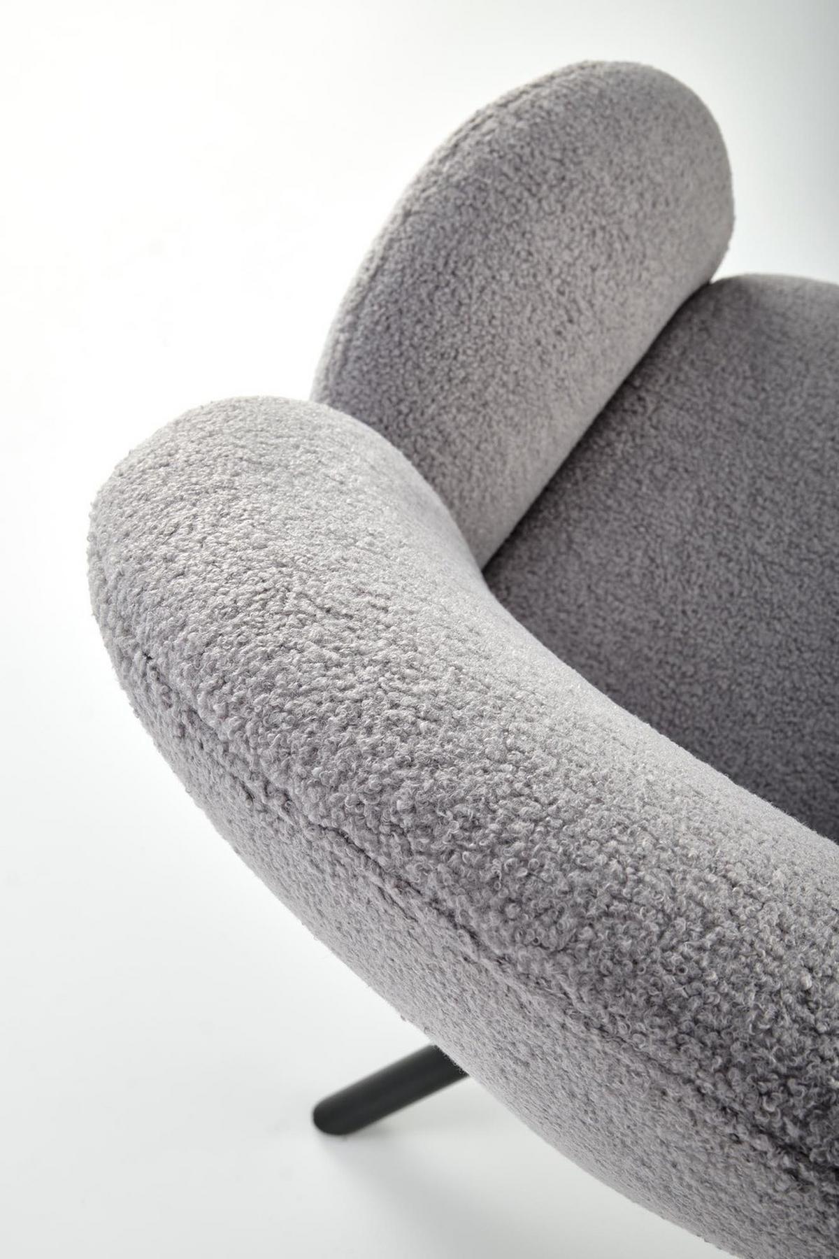 DREHSTUHL 180° SNOOPY Grau - Grau, Textil (64/90/63cm) - Lookway