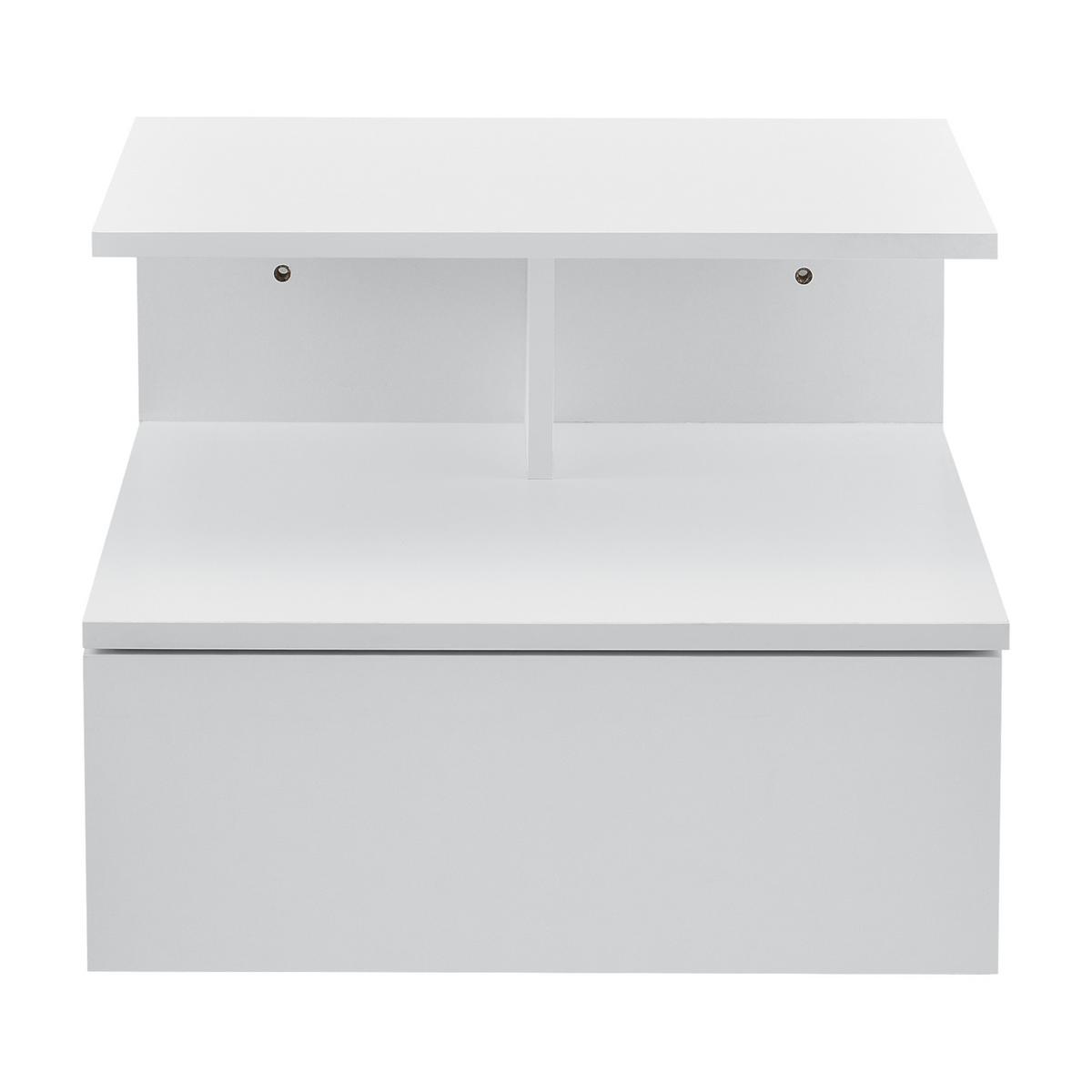 WANDSCHRANK Amberg - Weiß, Holzwerkstoff (40/31/35cm) - [en.casa]