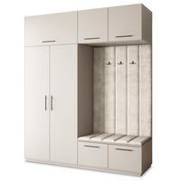 GARDEROBENSCHRANK REMA 200/240/60 cm Modern Kaschmir - Kaschmir/Beige, Holzwerkstoff (200/240/60cm) - MASSENO