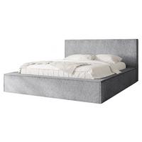 POLSTERBETT Glexi - Hellgrau, Holz/Textil (140/200cm) - MIRJAN24