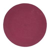 TEPPICH geflochten rund 120 cm - Weinrot, Textil (120/120cm) - Homescapes