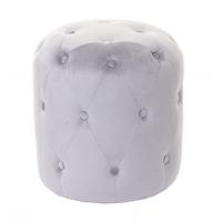 HOCKER Grau - Grau, Textil (39/42/39cm) - MCW