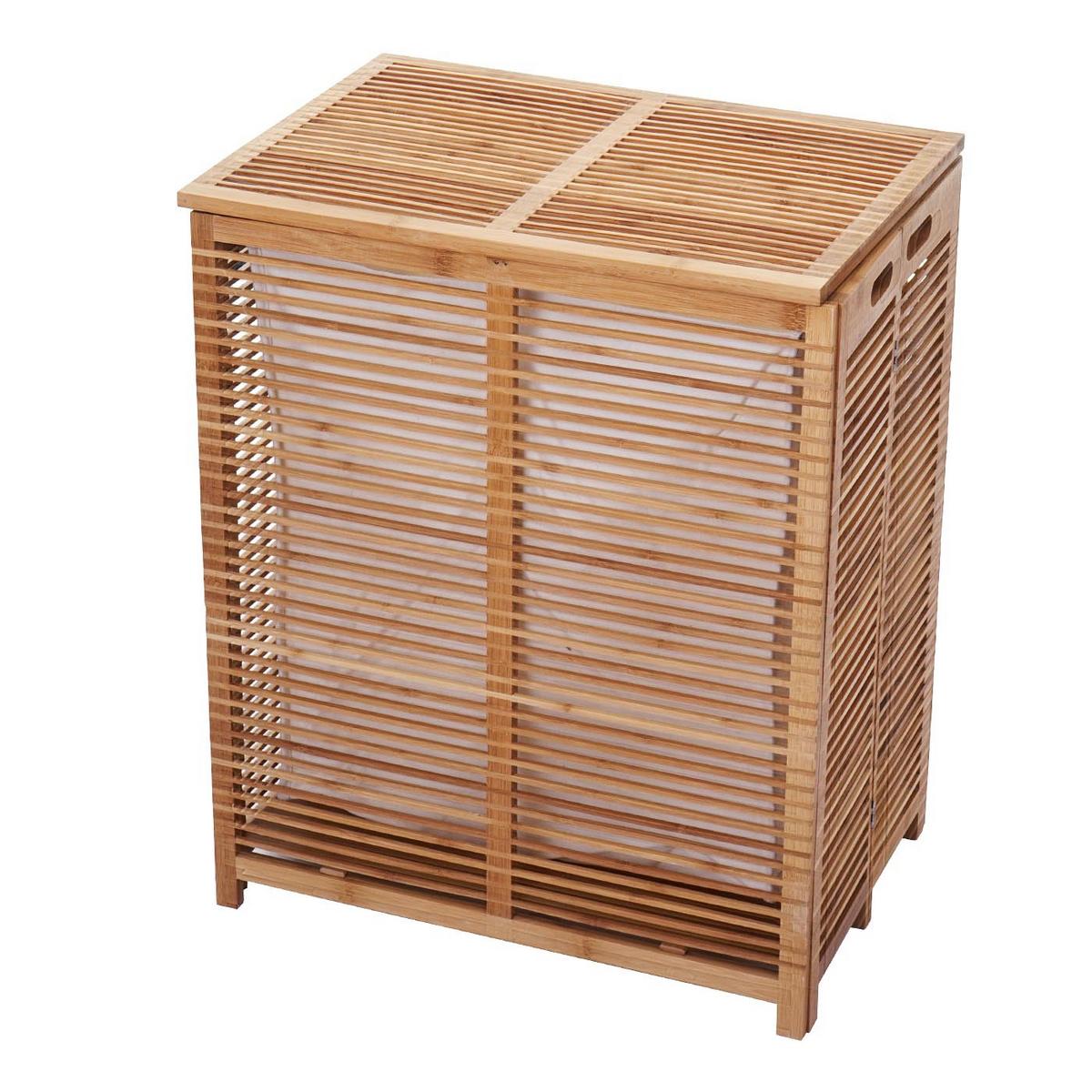 WÄSCHETRUHE Braun - Braun, Holz (50/61/35cm) - MCW