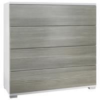 KOMMODE Pavos Avola-Anthrazit - Anthrazit/Hellgrau, Holzwerkstoff (76/76/35cm) - Vladon