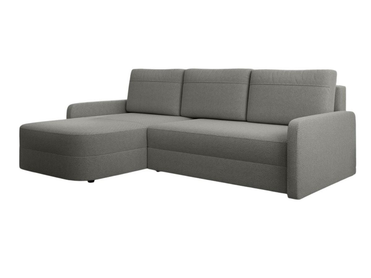 ECKSOFA Arvento Grau - Schwarz/Grau, Holz/Kunststoff (250/170cm) - Graingold