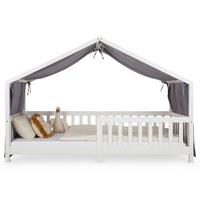 HAUSBETT-HIMMEL LIAN - Grau, Textil - IDIMEX