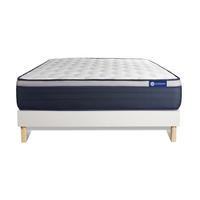 BETT Actimemo max Memory-Schaum 130 x 200 cm h3 - Kit Bettgestell Weiß - Beige/Weiß, Karton/Holz (130/200cm) - ACTISOM