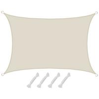 SONNENSEGEL 300/500 cm beige, rechteckig - Beige, Kunststoff (300/500cm) - Amanka