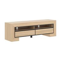 TV-MÖBEL Lucius Holz und Schwarz - Schwarz, Holzwerkstoff (160/50.5/41cm) - Petits-meubles