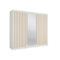 KLEIDERSCHRANK Weiß 248/215/62 - Weiß, Holzwerkstoff (248/215/62cm) - RAUMHIRSCH FURNITURE