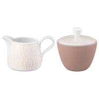 MILCH- UND ZUCKER-SET Life Fashion Posh Rose je 260 ml - Rosa, Keramik (1/2cm) - Seltmann Weiden
