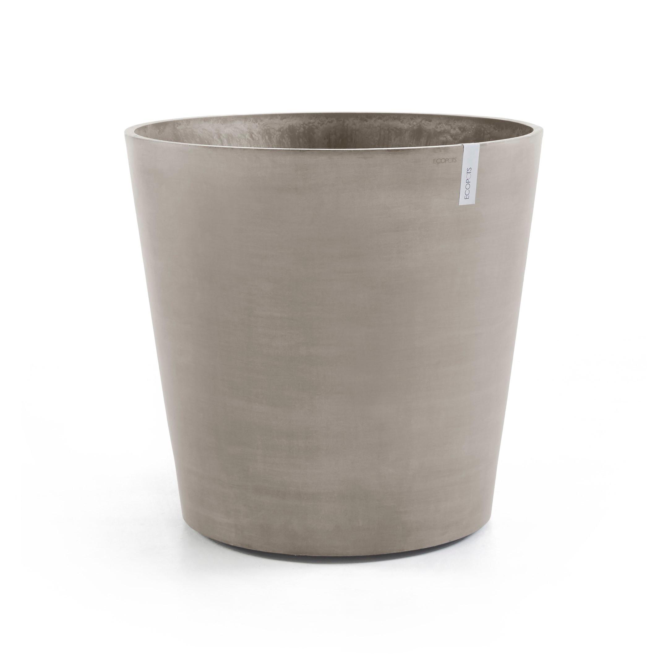BLUMENTOPF Amsterdam Wheels 100,2/88,7 cm Taupe - Taupe, Kunststoff (100.2/88.7cm) - Ecopots