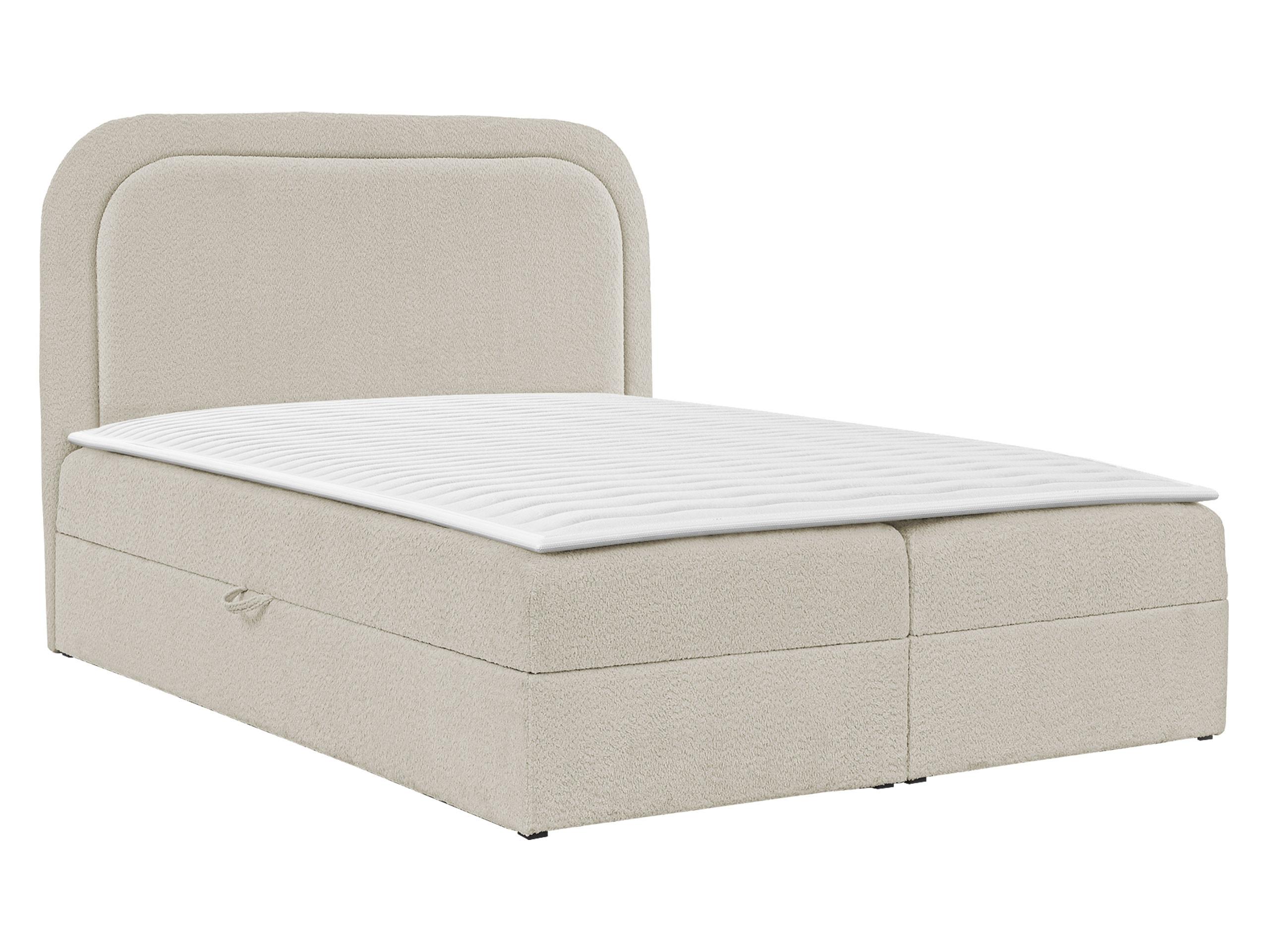 BOXBETT Bonito - H3 - Beige/Schwarz, Holz/Holzwerkstoff (120/200cm) - MIRJAN24