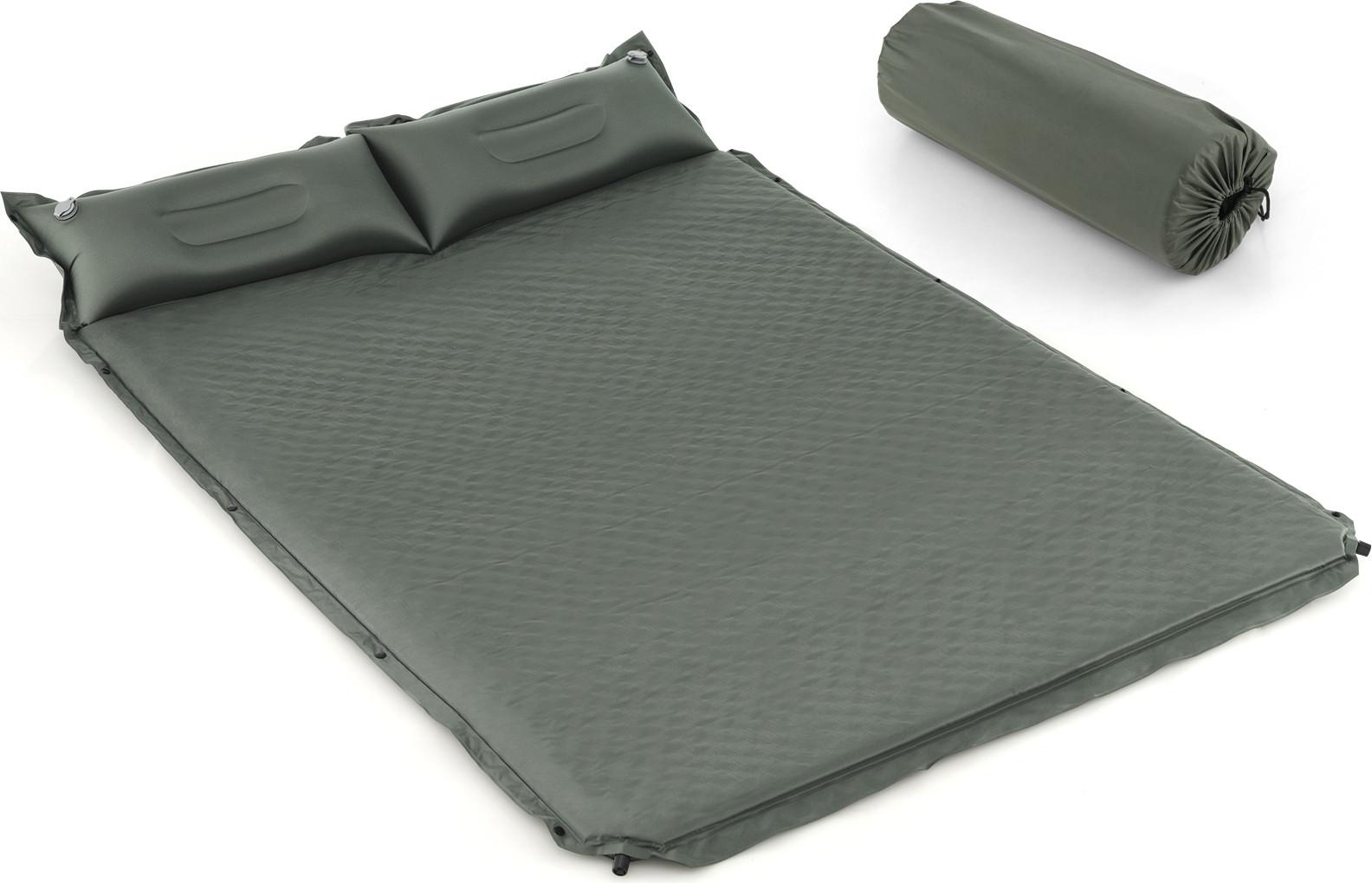 CAMPING MATTRESS Grün - Grün, Textil - COSTWAY