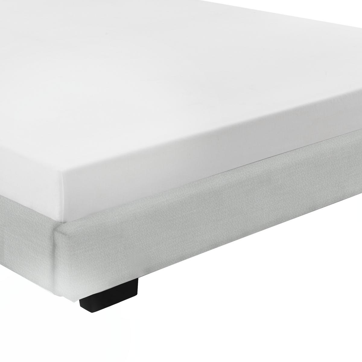 POLSTERBETT Masari - Weiß, Textil (180/200cm) - Corium