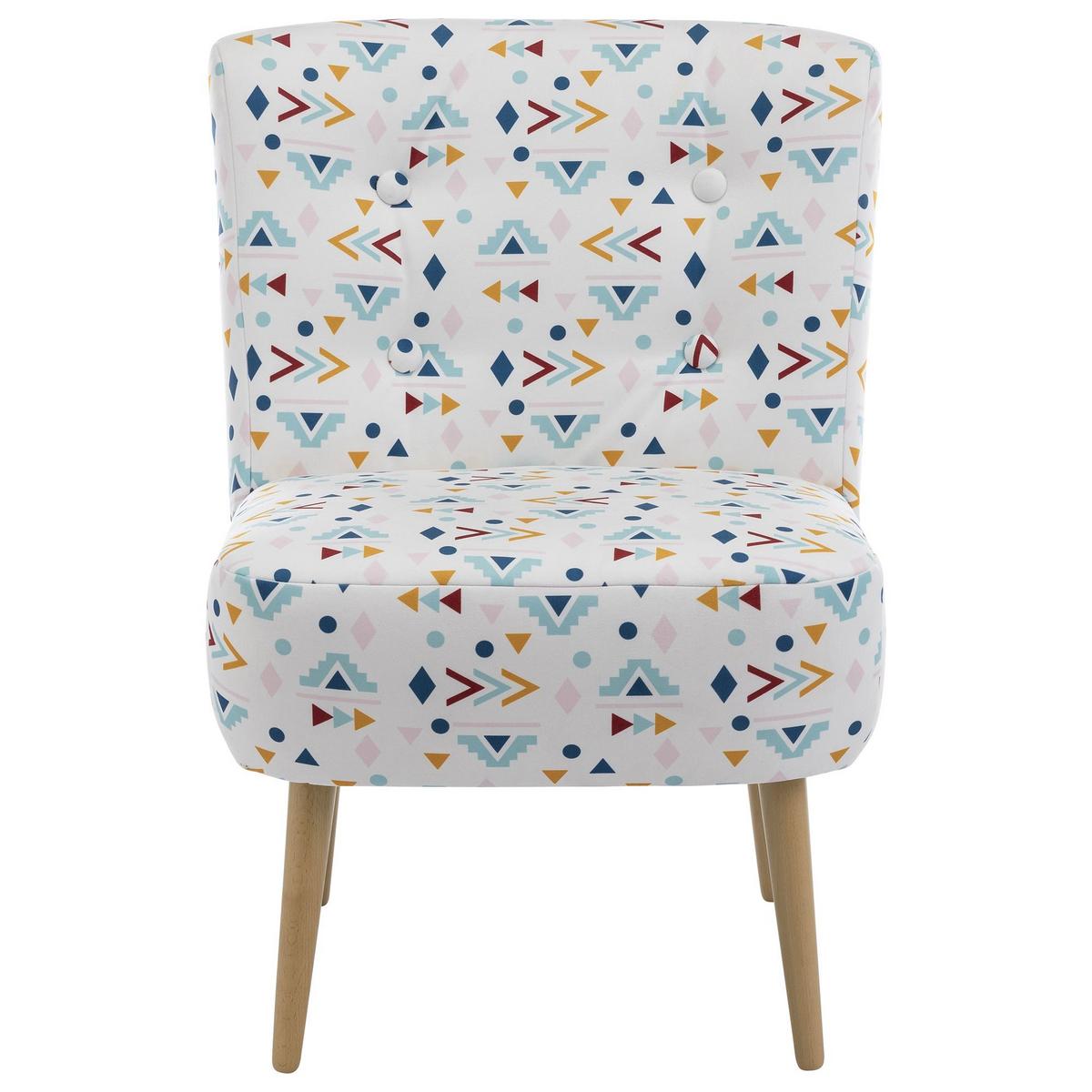 POLSTERSESSEL Kamle Flachgewebe weiß - Weiß, Kunststoff (58/78/68cm) - 58aufmkessel