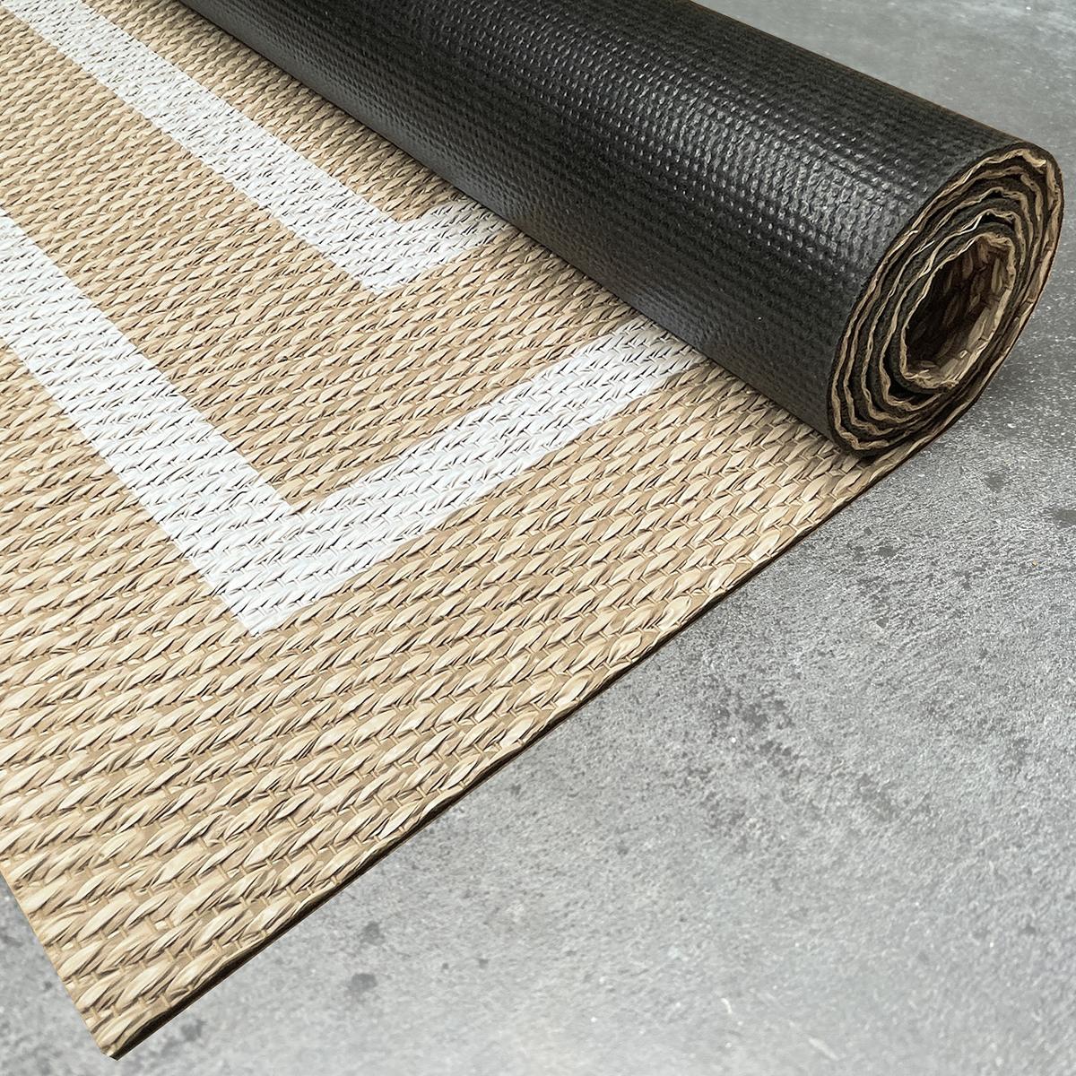 TEPPICH Premium en Vinyle Weißes Rechteck 160x230 cm - Weiß, Kunststoff (160/230cm) - STORESDECO
