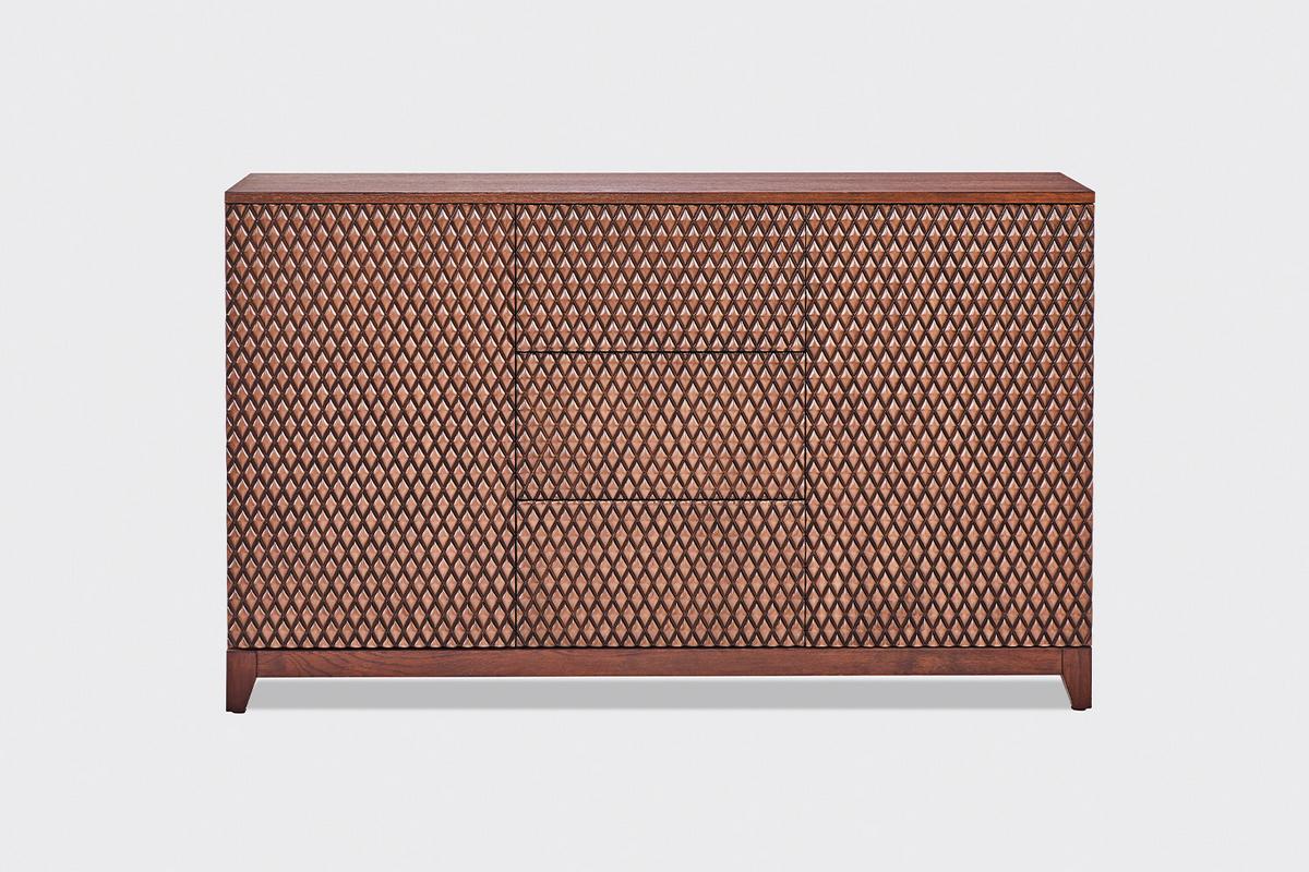 SIDEBOARD COPAS Braun Holz - Braun, Eichenholz/Holz (140/85/40cm) - KAWOLA