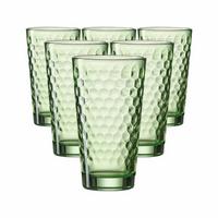 LONGDRINKGLÄSER Favo Grün 400 ml 6er Set - Grün, Glas (0.4L) - Ritzenhoff Breker