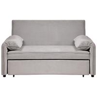 SCHLAFSOFA Stoff Grau Horma - Grau, Textil (160/92/84cm) - Beliani