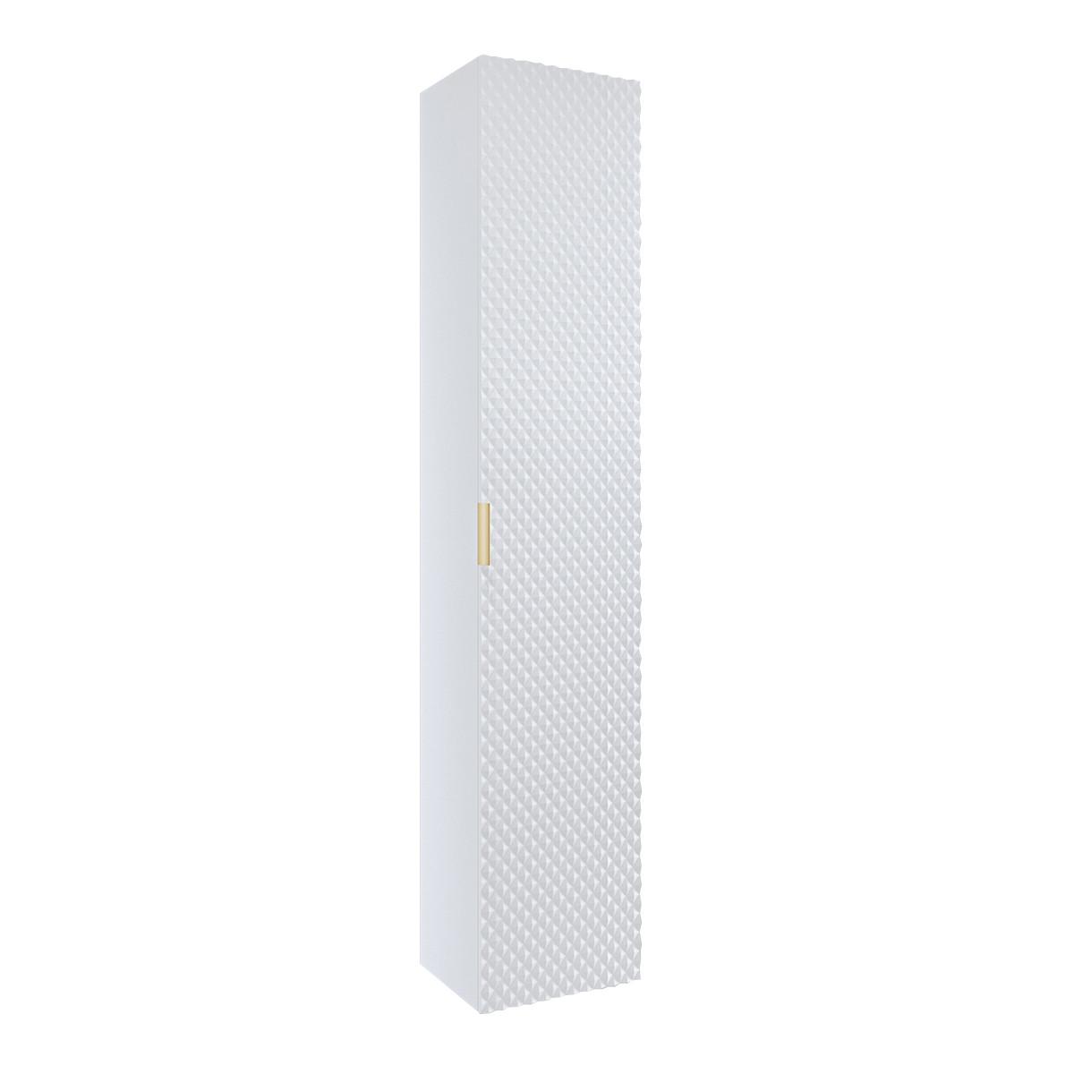 HÄNGESÄULE Cléa Weiß - Weiß, Holzwerkstoff (34.6/186/34.7cm) - Petits-meubles