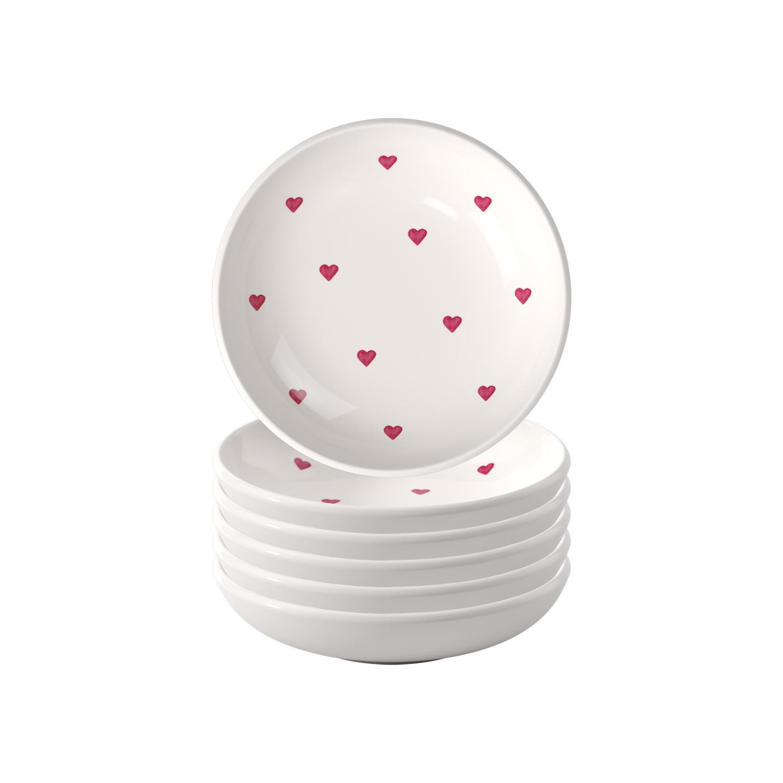 DIPSCHALEN With Love weiß ø 11,7 cm 6er Set - Weiß, Keramik (11.7cm) - like.Villeroy & Boch
