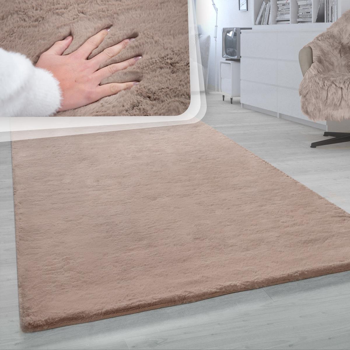 HOCHFLORTEPPICH, einfarbig, Beige, 160 x 230 cm - Beige, Textil (230/160cm) - KADIMA DESIGN