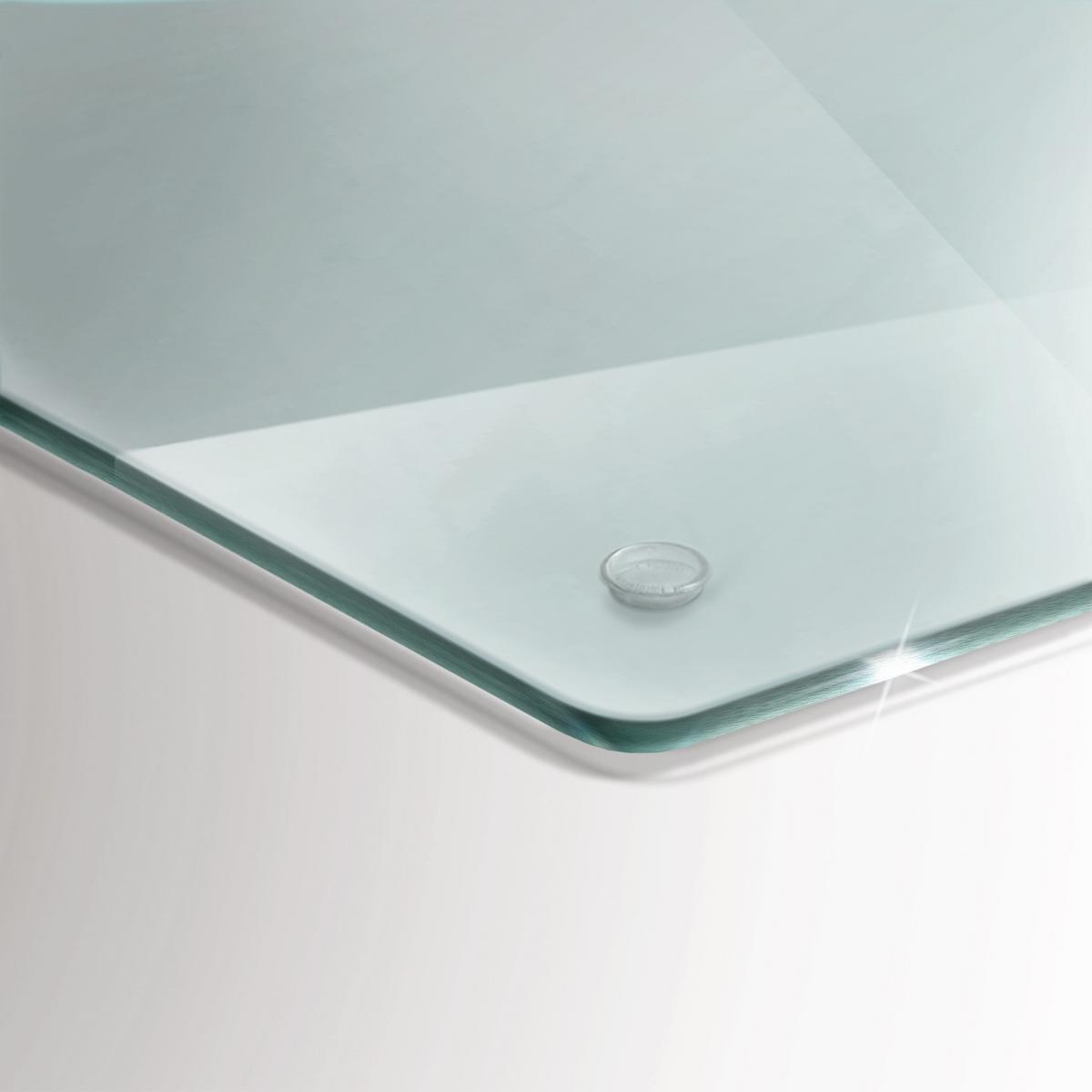 GLASPLATTE h40cm Transparent - Transparent, Glas (40/40cm) - Wallfluent