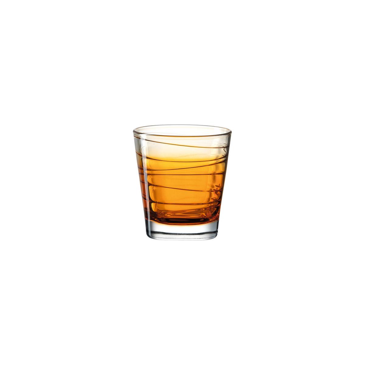 TRINKGLÄSER Vario Struttura Bunt 250 ml 6er Set - Multicolor, Glas (0.25L) - Leonardo Living