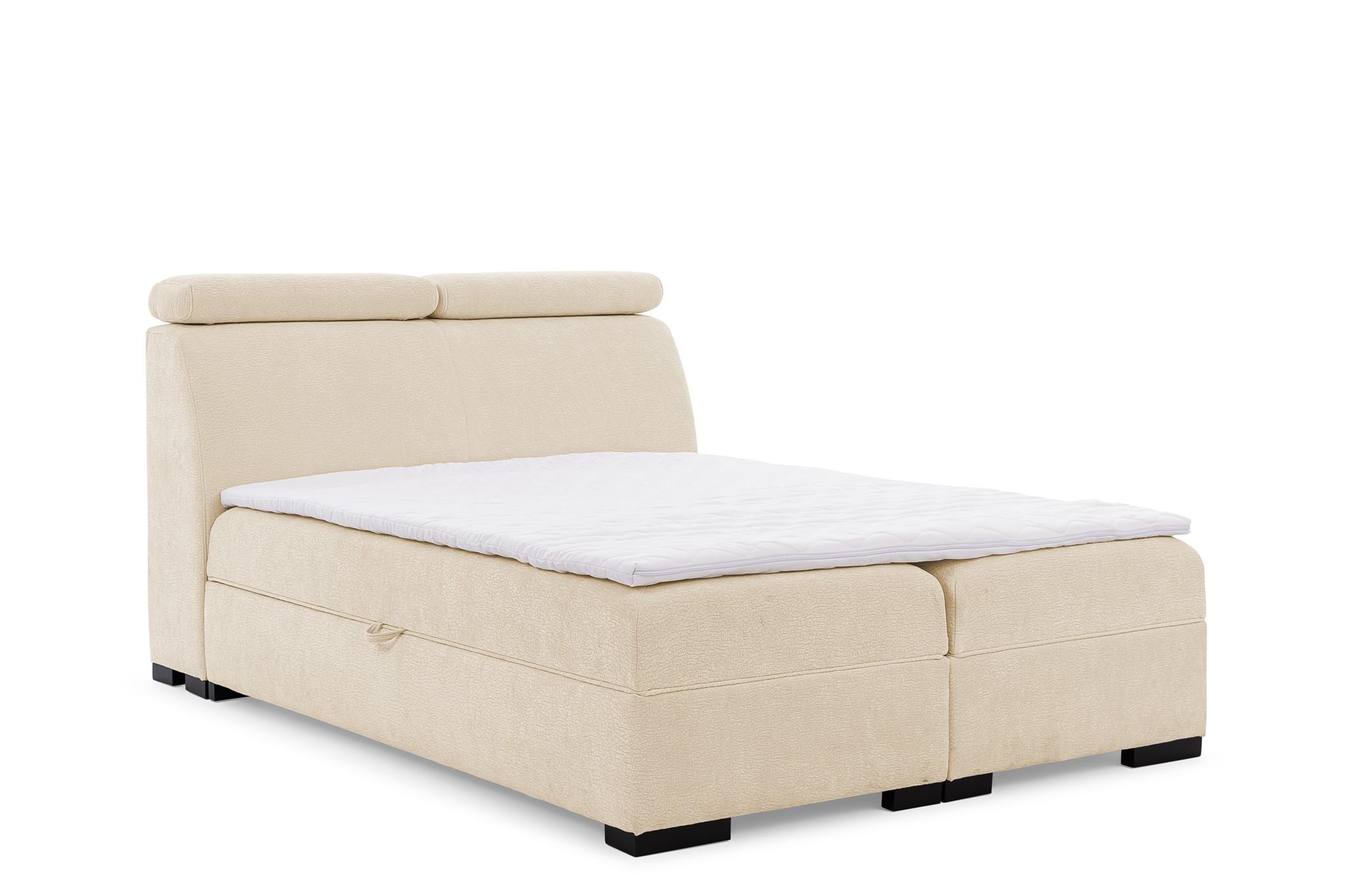 BOXBETT Nestor Dress Me Set.1 - Beige, Holzwerkstoff/Textil (140/200cm) - Fun Möbel