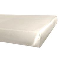 SPANNBETTTUCH Glanz Satin champagner 100/200 cm - Ecru/Champagner, Textil (100/200cm) - beties Heimtextil