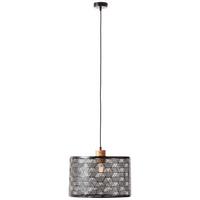 PENDELLEUCHTE Santy 99416/76 - Schwarz, Metall (39/39/120cm) - Brilliant