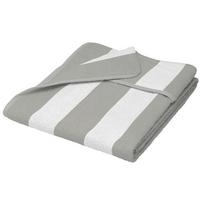 HANDTUCH Cassis 200x75cm Grau/Weiß gestreift - Grau, Textil (75/200cm) - Beautissu 